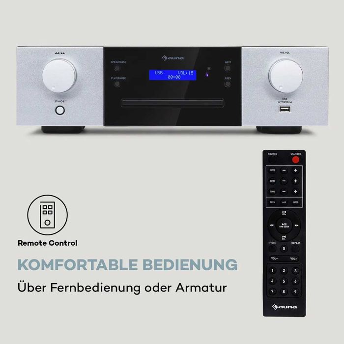CD-1000 DG CD-плеер USB MP3 AUNA Германия