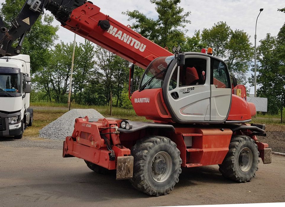 Wynajem ładowarek teleskopowych Manitou – obrotowe 360°