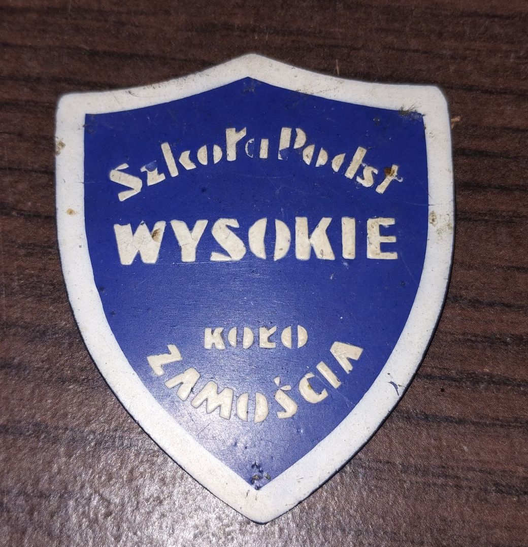 Tarcza szkolna stara unikat