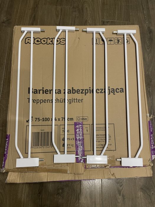 Barierka zabezpieczajaca na schody RICOKIDS + druga gratis