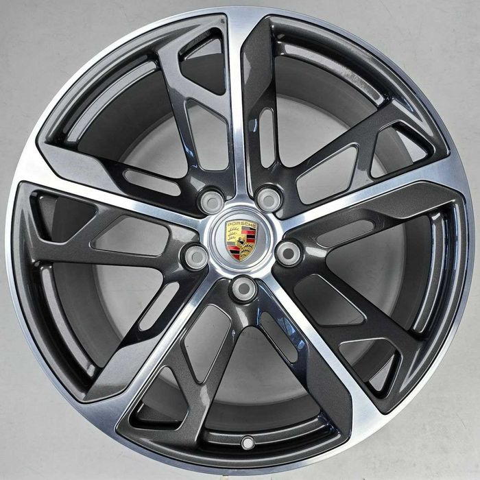 21" оригінальні диски PORSCHE Taycan Cross Turismo Titan Dark Metallic