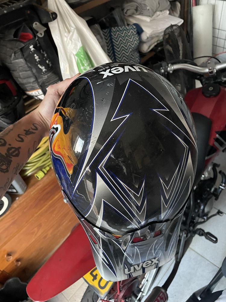 Capacete cross pouco uso