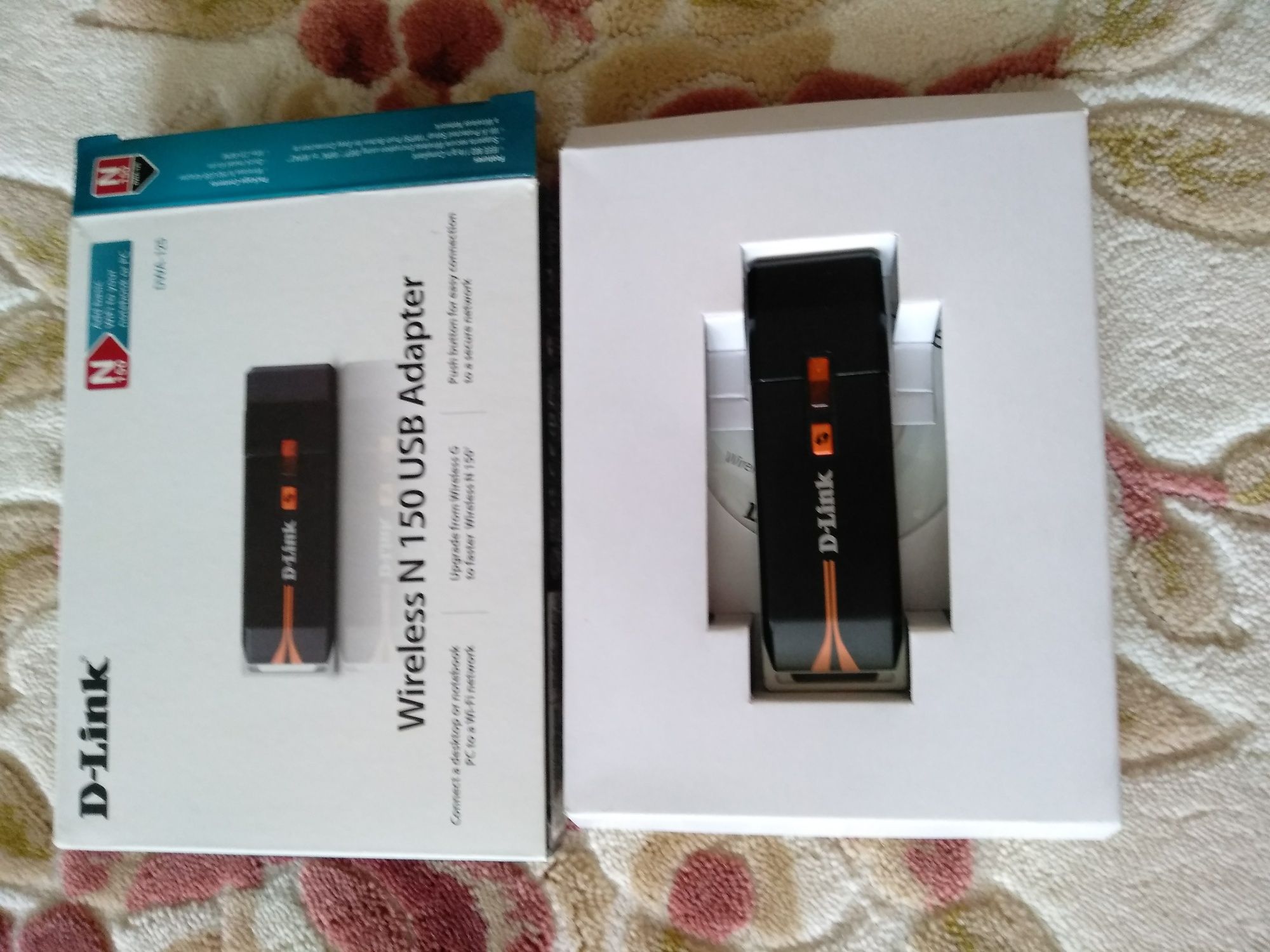 Wi-Fi адаптер USB D-Link DWA-125 wireless N 150