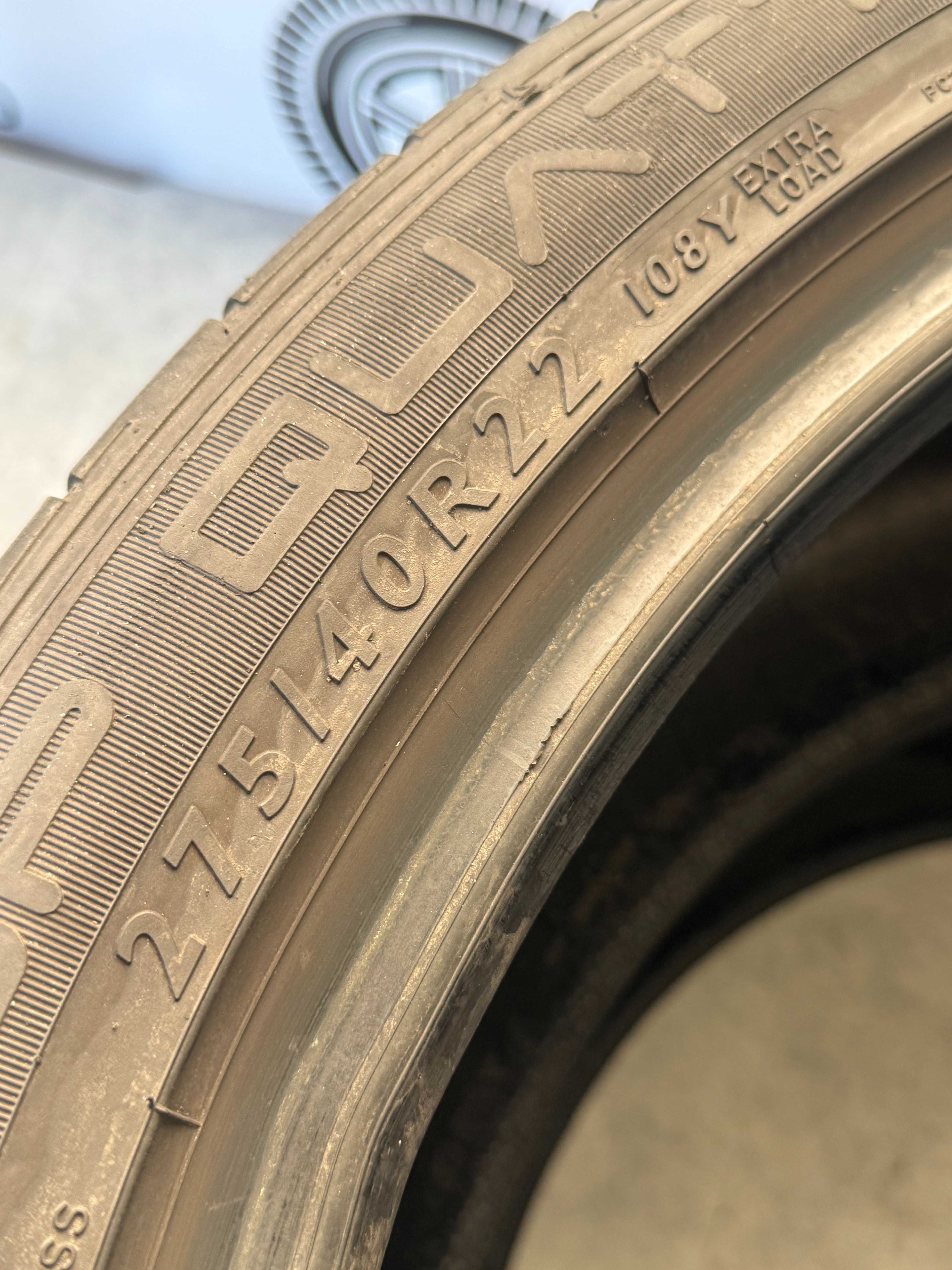 Літні шини 275/40/22 Dunlop, летние шины резина колеса r22