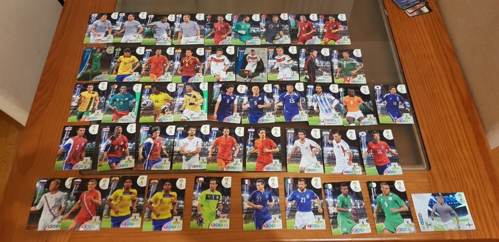 Cartas panini adrenalyn XL fifa Brasil 2014