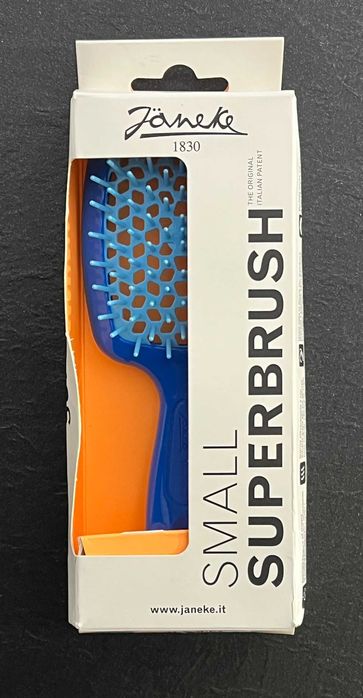 Szczotka do włosów JANEKE Small Superbrush - niebieska