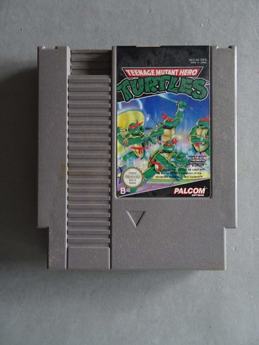 Jogo NES Teenage Mutant Hero Turtles .-