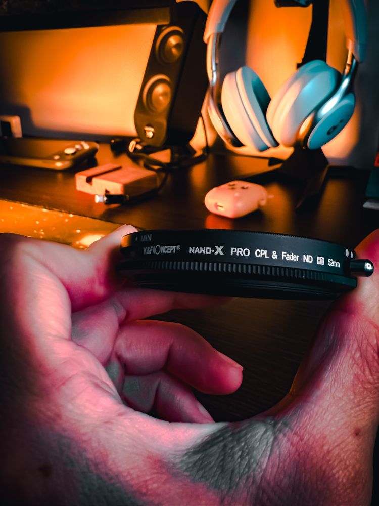 K&F Concept 52mm Variable ND4-64+CPL Nano-X 2-6 Stop