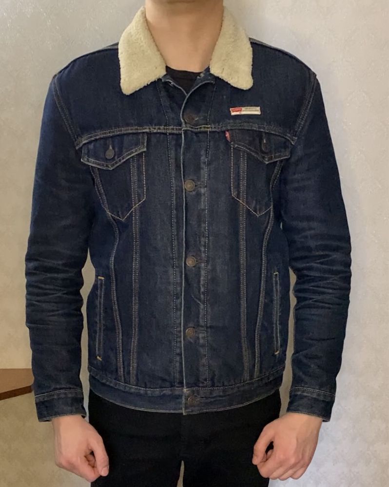 Шерпа Levi’s, джинсова куртка