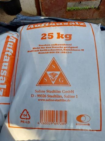 Niemiecka sól drogowa worki workowana 25 kg Łódź  kupisz bez czekania.