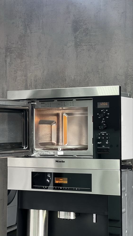3в1 КОМПЛЕКТ духовой шкаф Miele H5461B кофемашина CVA5060 СВЧ M8160