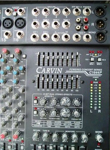 *Made in USA* 220 V* Активний мікшерний пульт Carvin C1644P