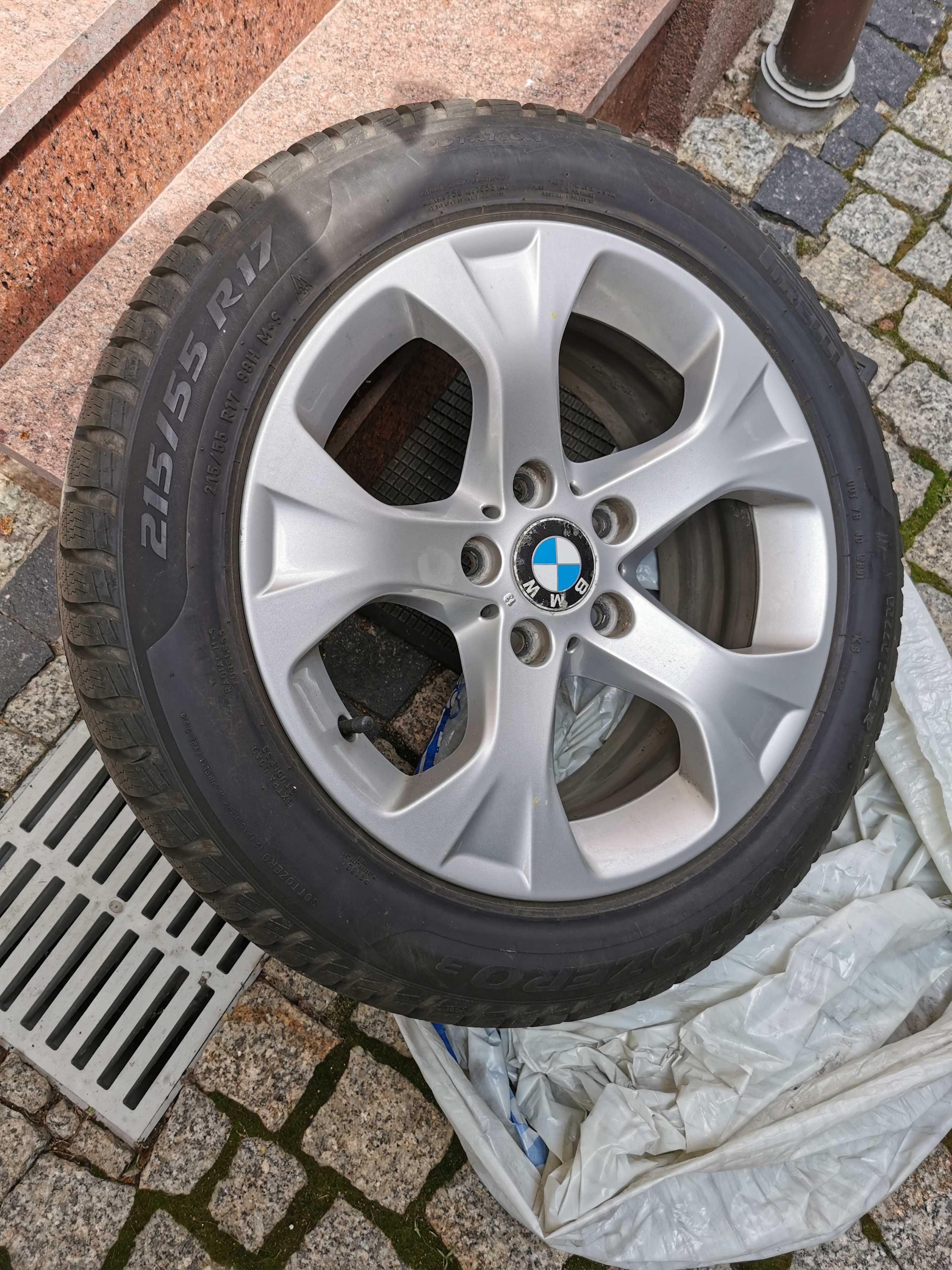 Koła Zimowe BMW X1 i inny Model Pirelli Sottozero 3 215x55x17 4szt.