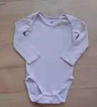 Body pudrowy róż 68 dl rekaw h&m