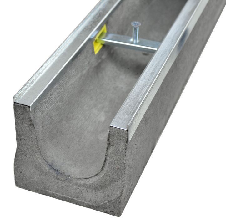 Kanał Odpływ DN100 H130 C250 13x14cm korytko betonowe ruszt żeliwny