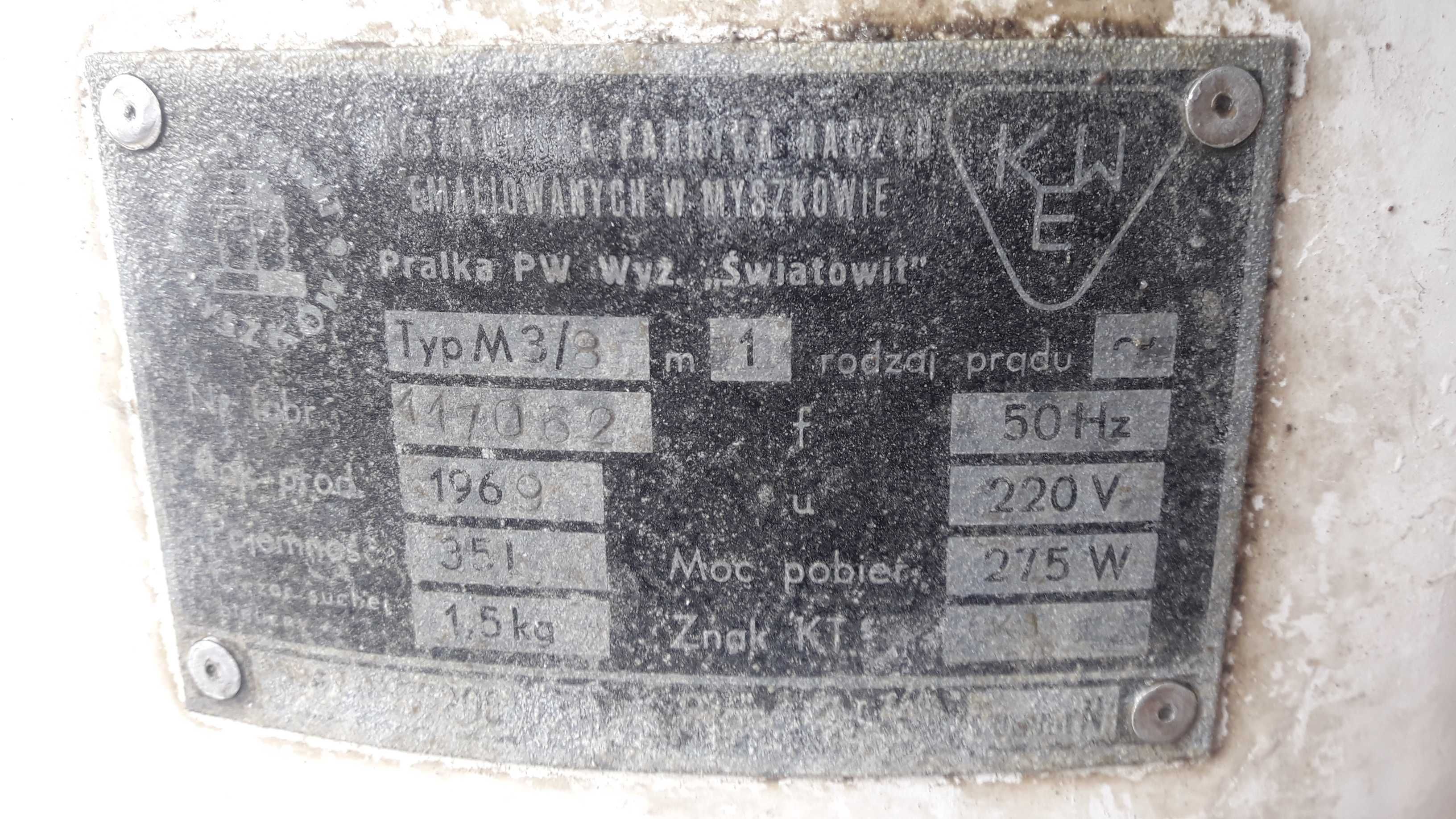Sprzedam pralkę "Franię"
