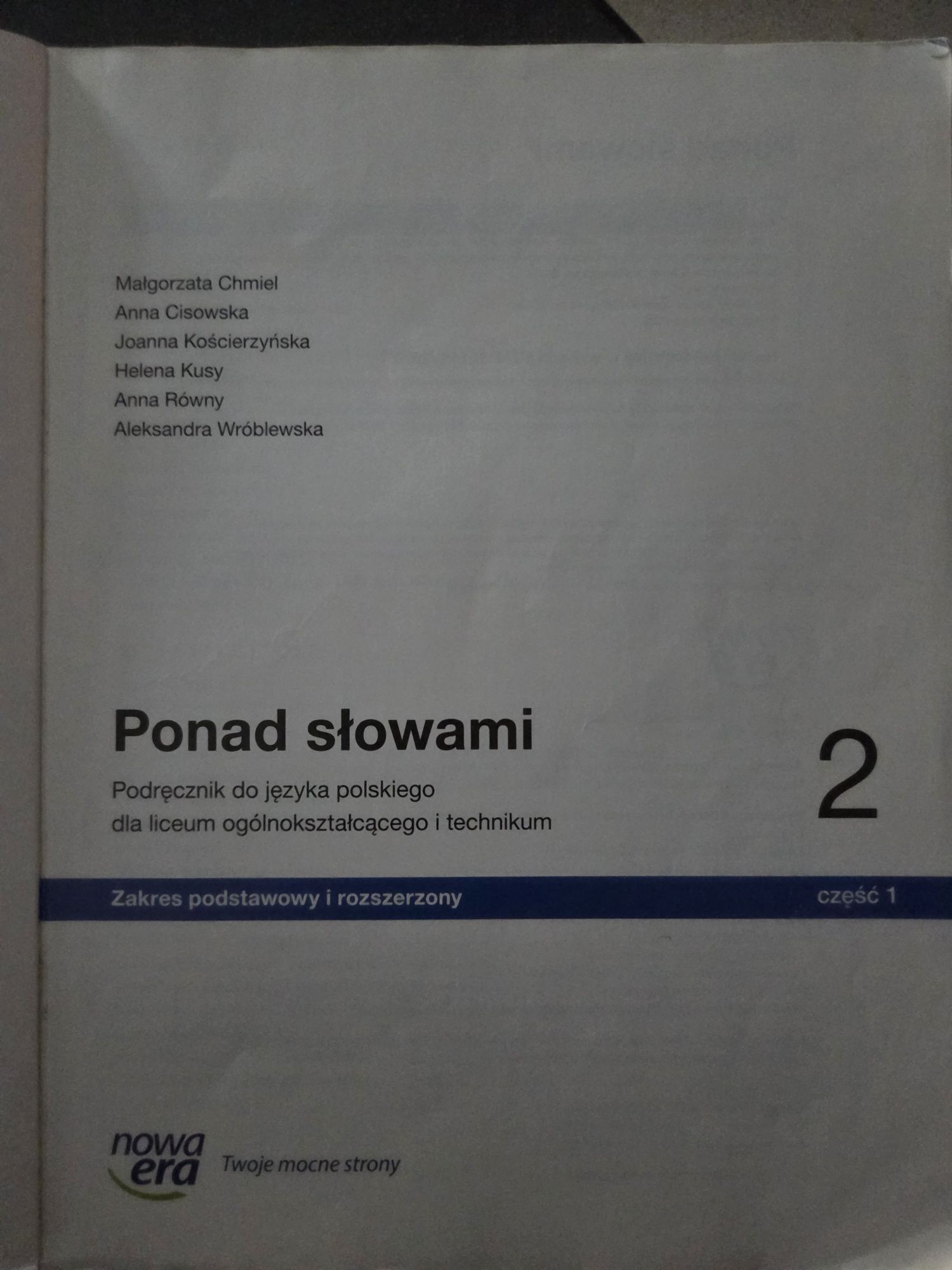 Ponad słowami 2 (zakres podstawowy i rozszerzony)
