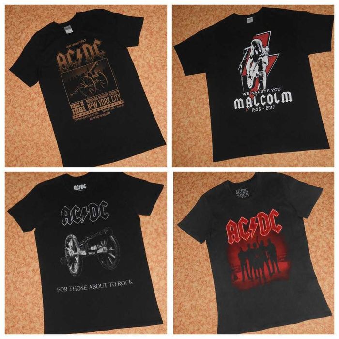 Круті Футболки AC/DC Guns N’ Roses мерч
