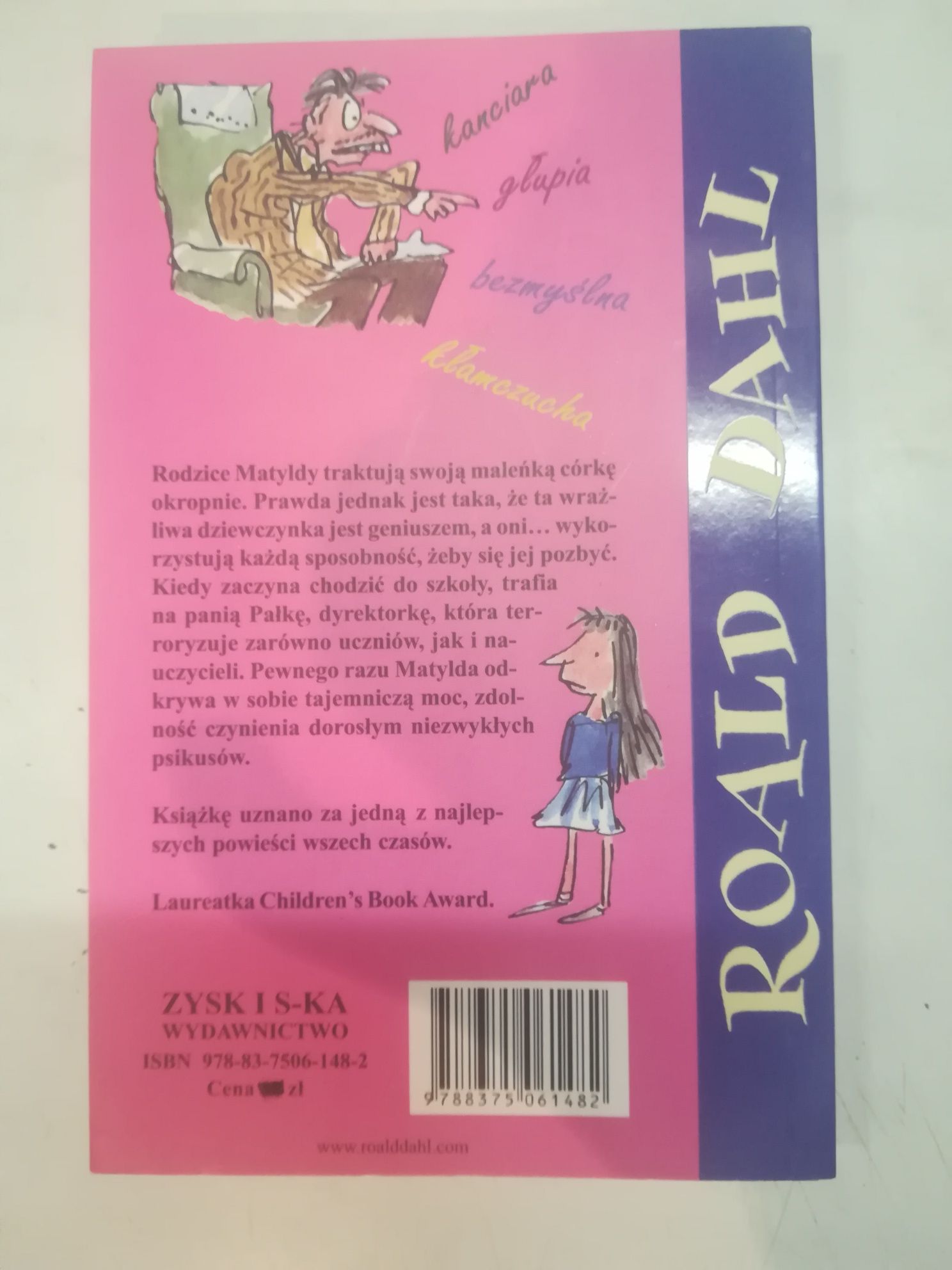 Książka - Matylda - Roald Dahl