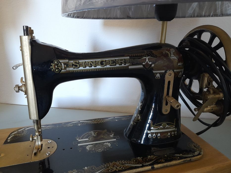 Candeeiro custom - Máquina costura