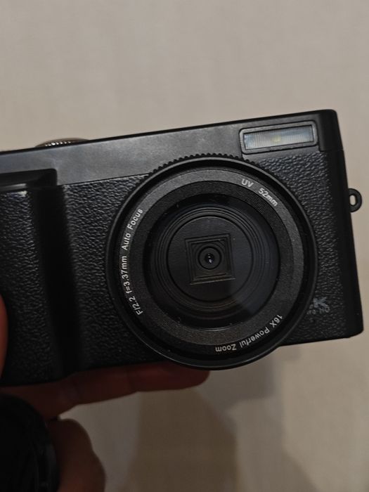 Фотоаппарат Duluvulu DC101 48Мп / CMOS / 4K 30fps / 16Х зум / Черный Б