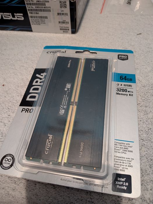 Crucial Pro DDR4 2x32GB 3200