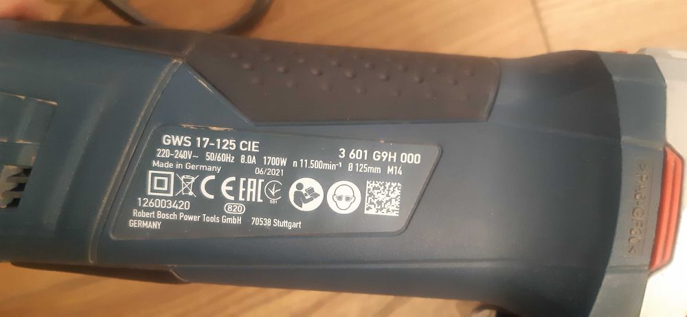 Продам болгарку б/у. Bosch GWS 17-125CIE. Оригінал. Потужність 1700W
