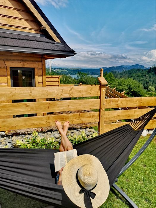 Domek w górach jezioro z prywatną balią jacuzzi Święta Sylwester ferie