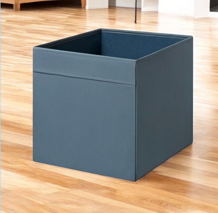 Nowy błękitny kosz organizer pudełko