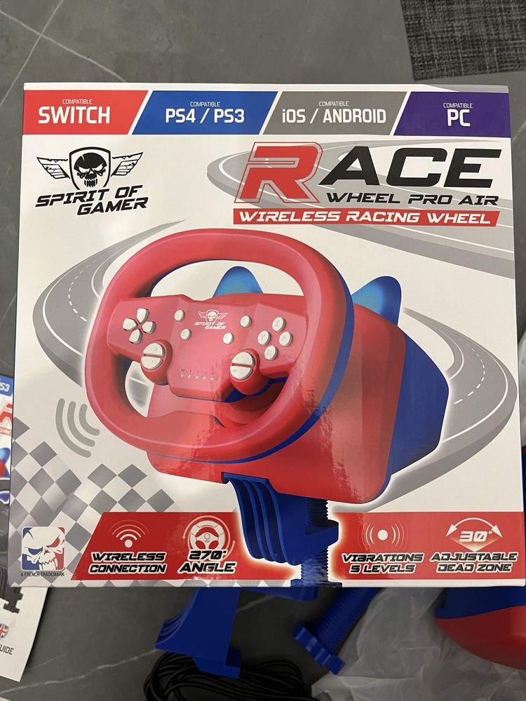 Volante race air pro (Nintendo switch/ps3/ps4/android/IOS/PC)