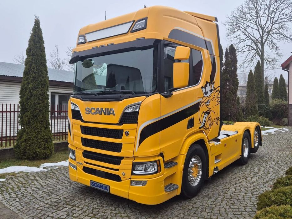 Scania R580 V8 Boogie Full Air  Scania R580 NG 2019r. V8 6X2 Boogie 488.Tkm Full Air /Retarder!