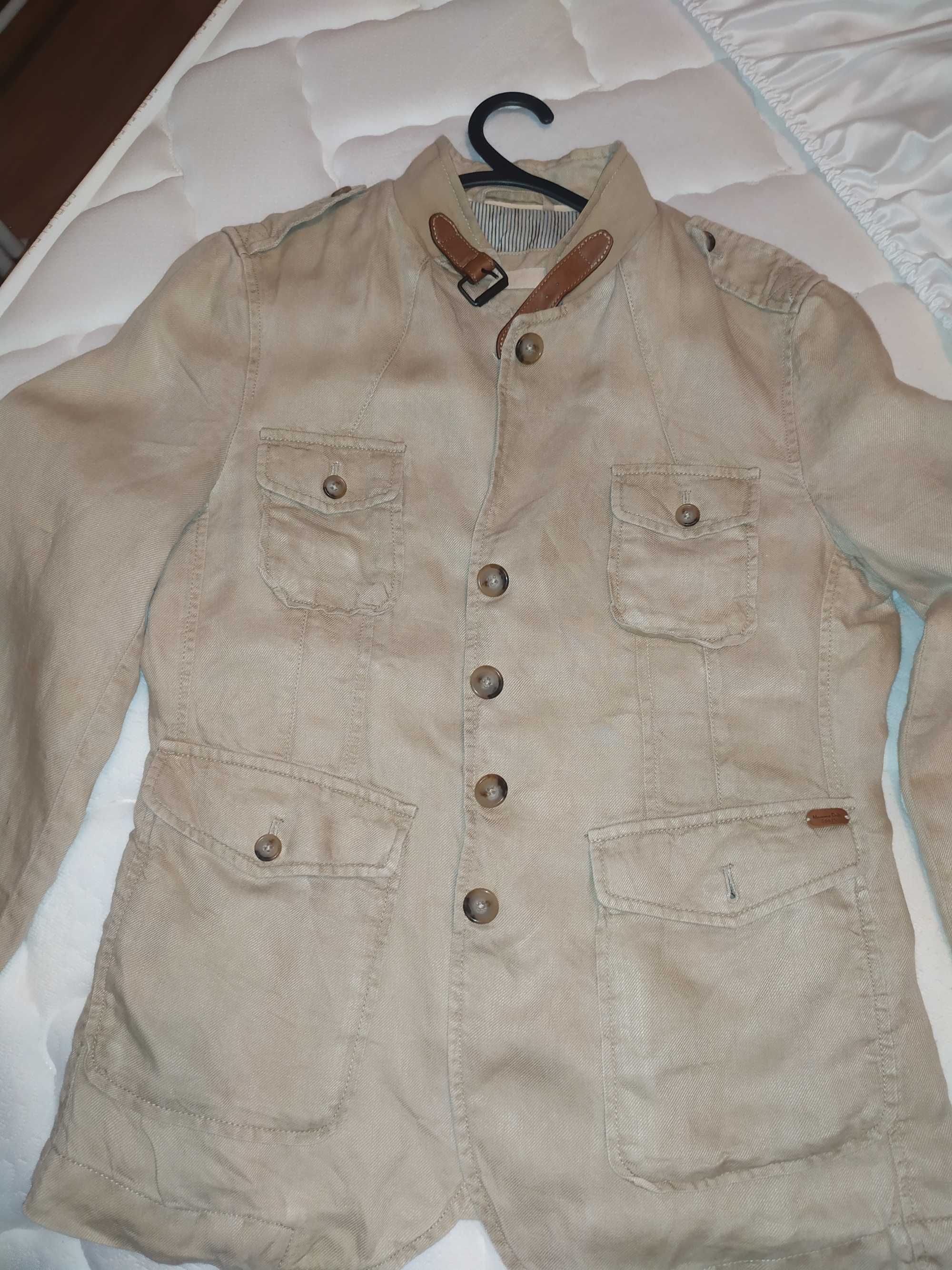 Casaco Feminino Massimo Dutti bege