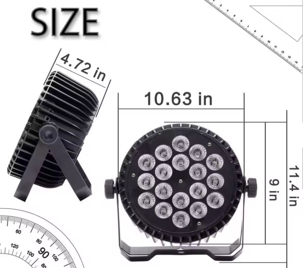 Par Led RGBW UV | NOVO