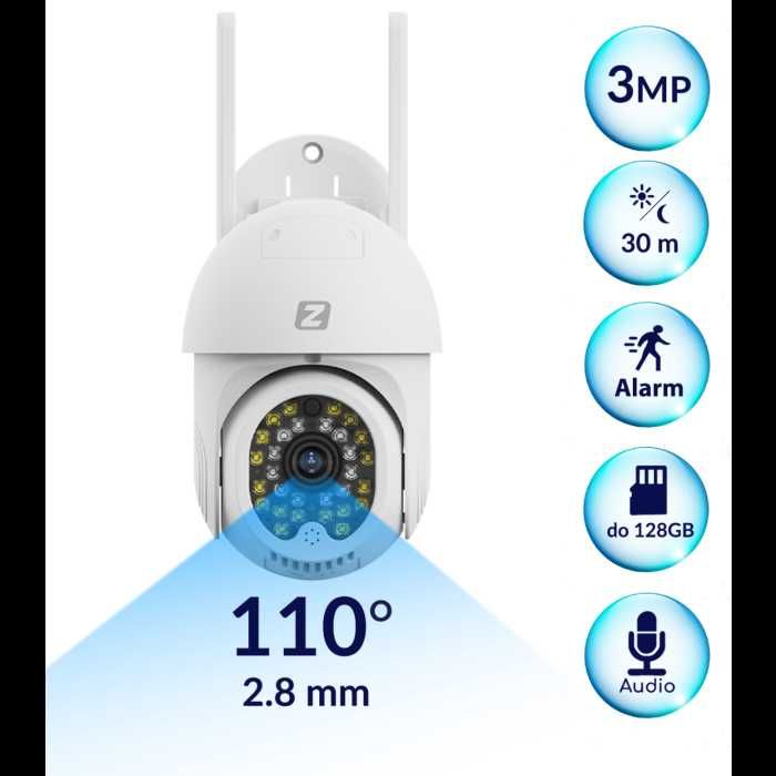 Obrotowa kamera  V3 WiFi PTZ - P2P