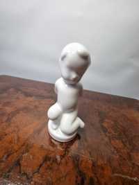 Duńska porcelanowa figurka zawstydzonego dziecka SCHOLM