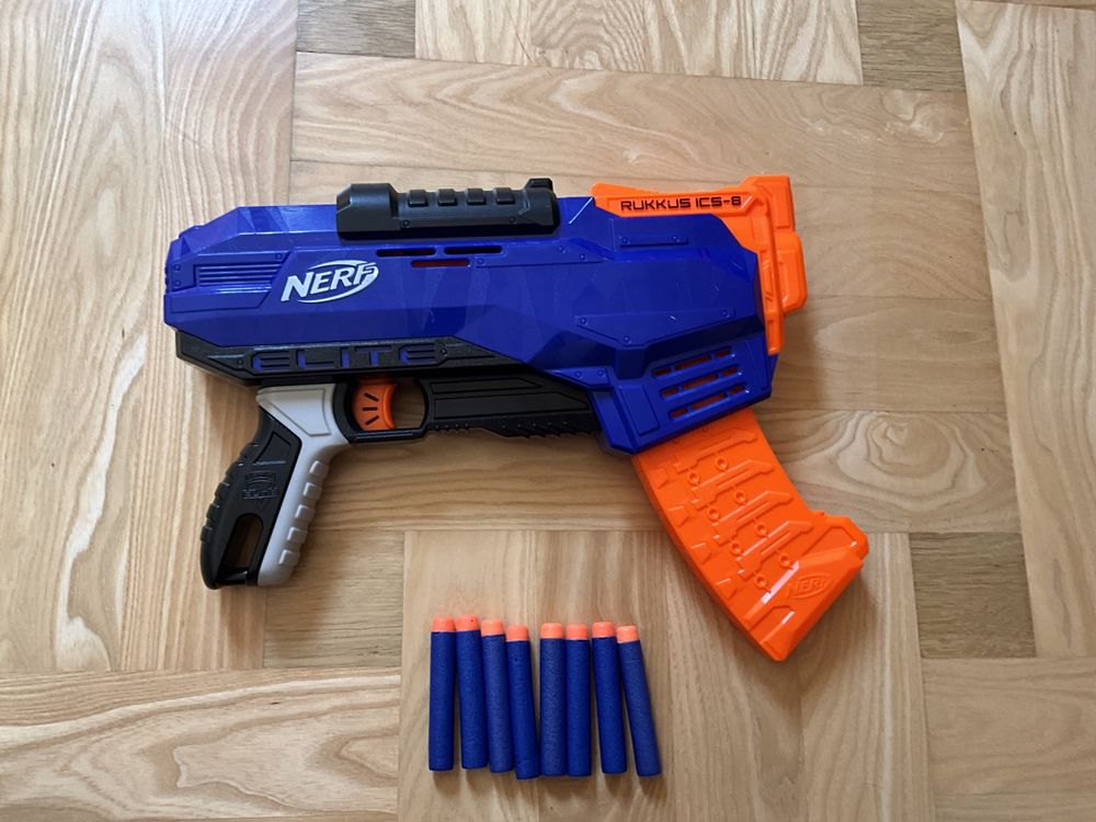 Бластер NERF N-Strike Elite Rukkus ICS-8