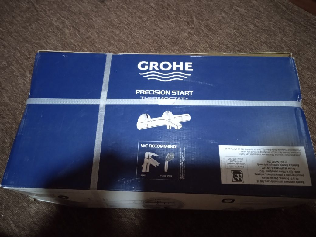 Bateria wannowa Grohe termostat
