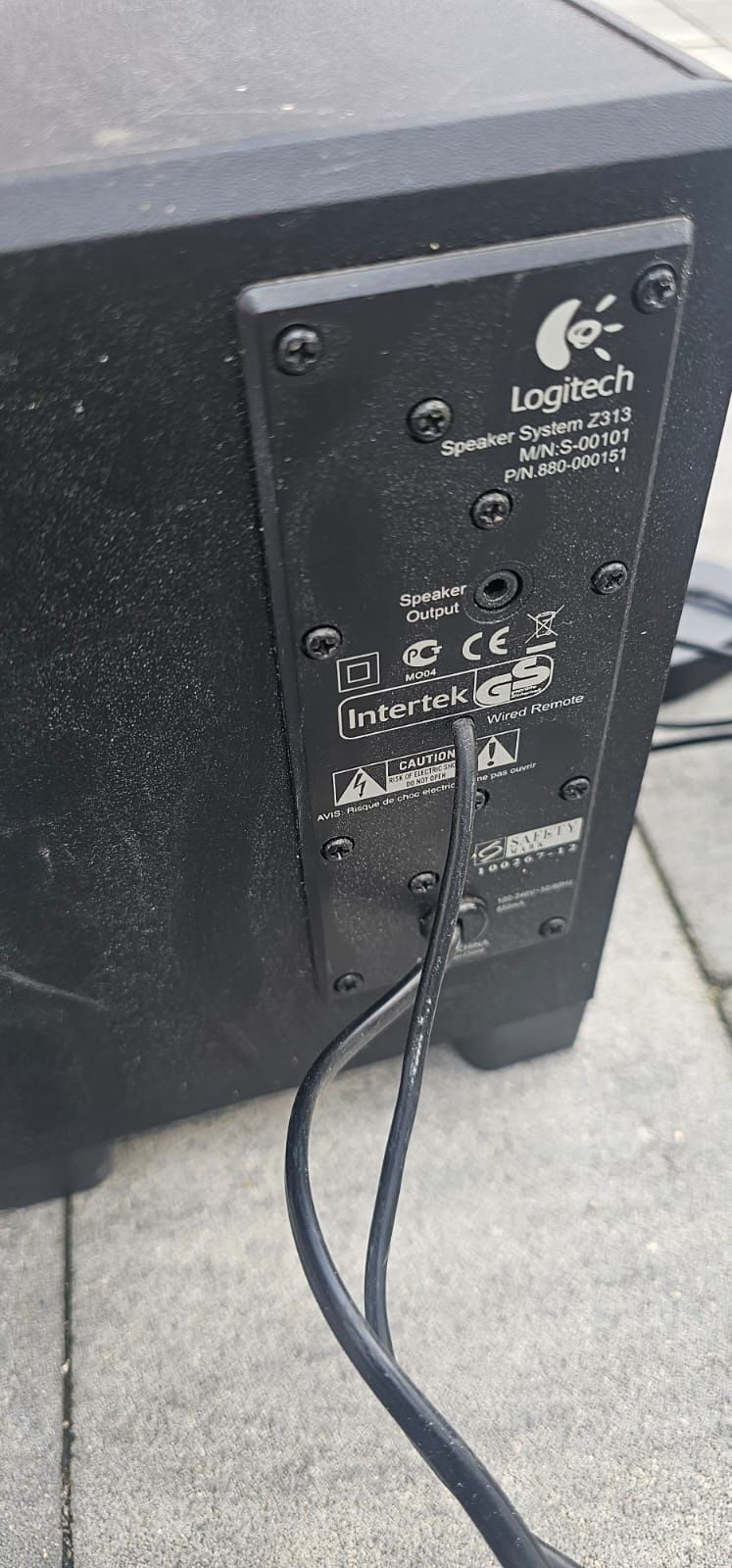 Subwoofer Logitech Z313