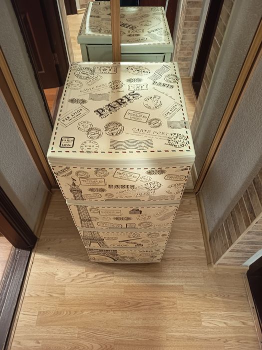 Комод пластиковий Алеана- Париж