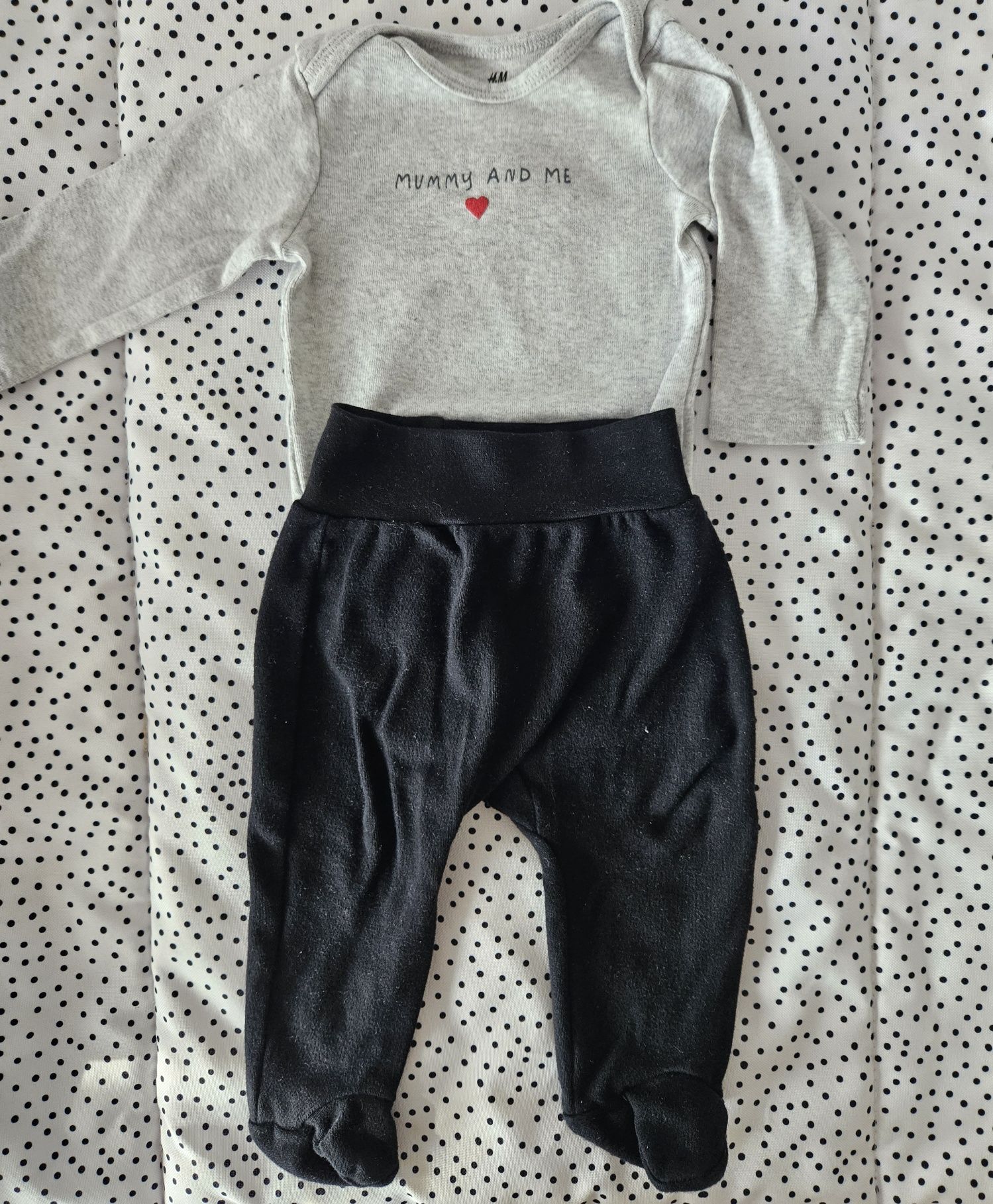 Zestaw body + półspiochy H&M r.68