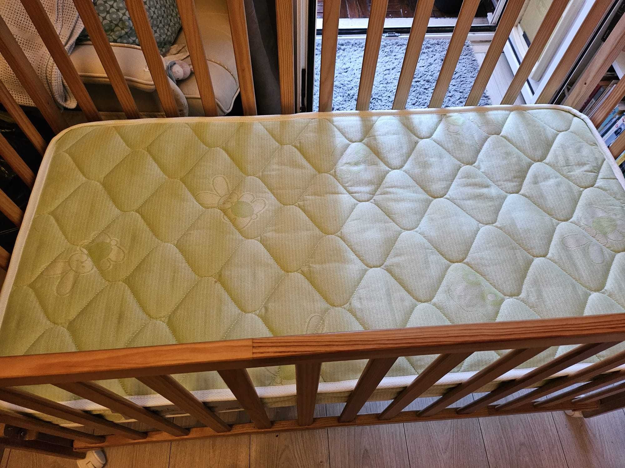 Berço e colchao - 120x60 - Crib and Mattress