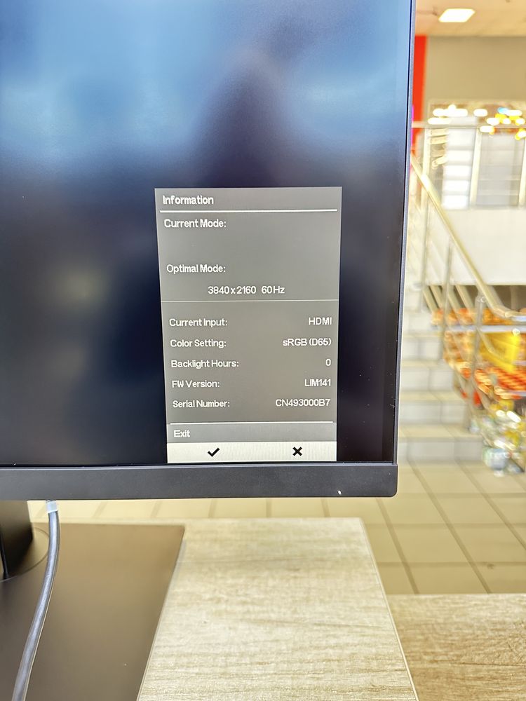 Професійний монітор /Зовнішній Дисплей Hp Z27 4k UHD Екран