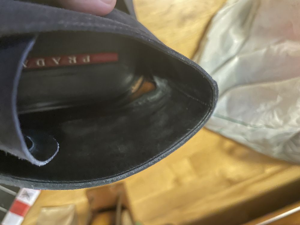 Черевики Prada. Сині.