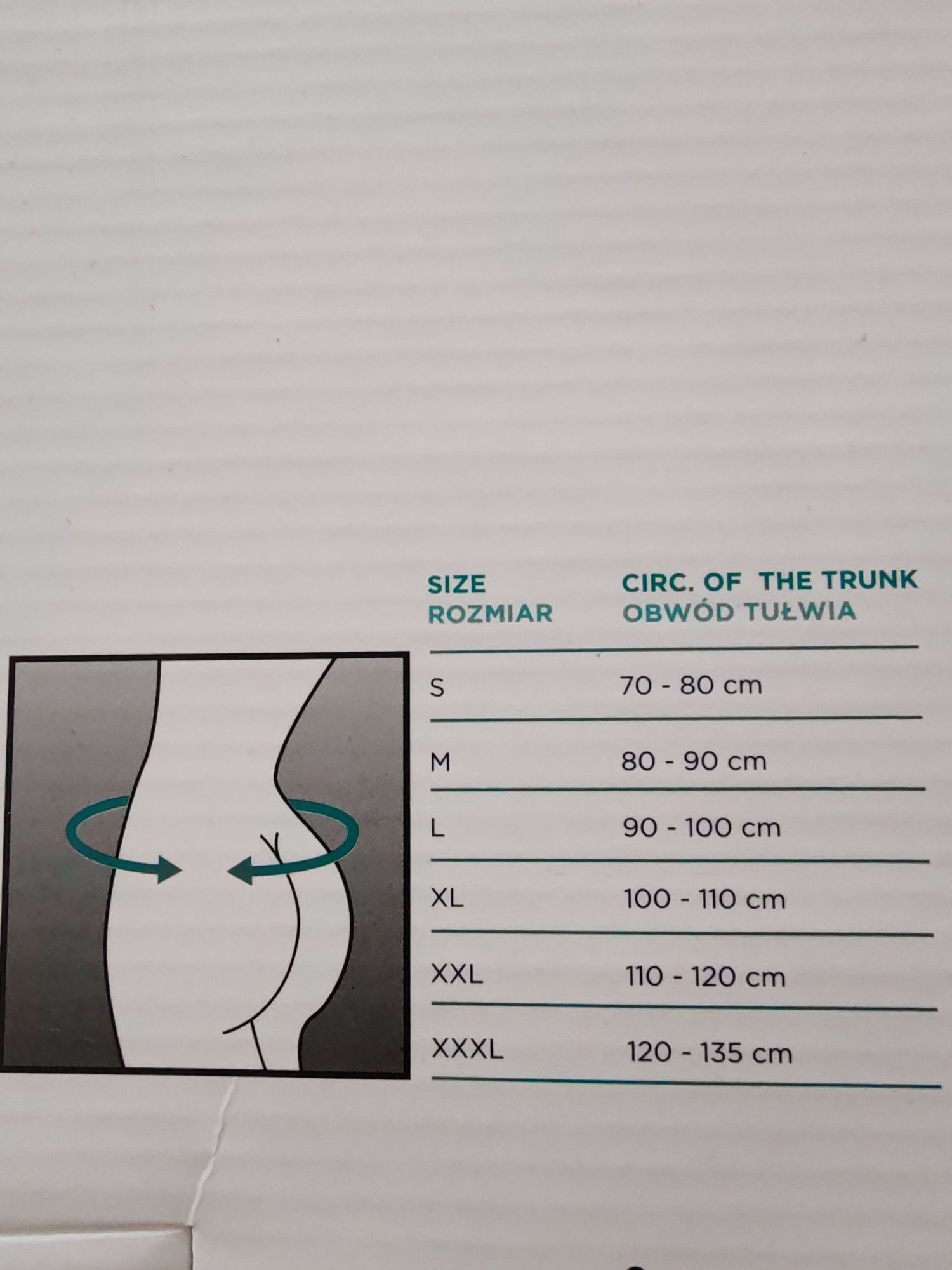 Timago Wysoka orteza gorset rozmiar XL