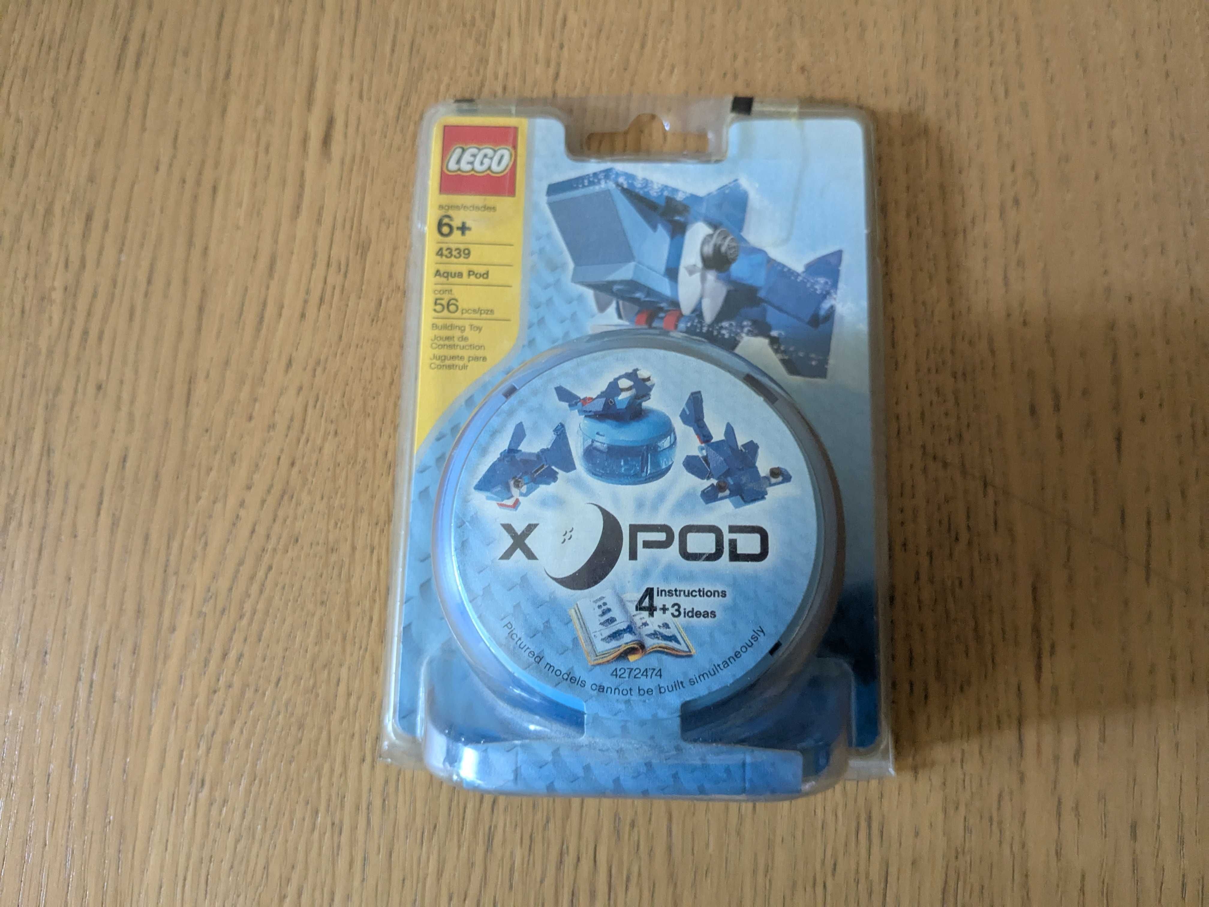 LEGO 4339 Aqua Pod nowy + 3 pojemniki X-POD