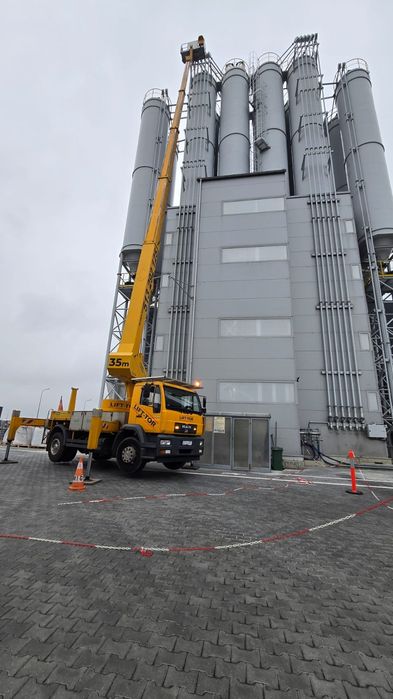 Zwyżka, prace na wysokości