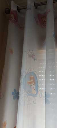 Cortinados para quarto de criança (princesas da Disney)