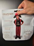 Strój pirata z opaską pirata rozmiar 104