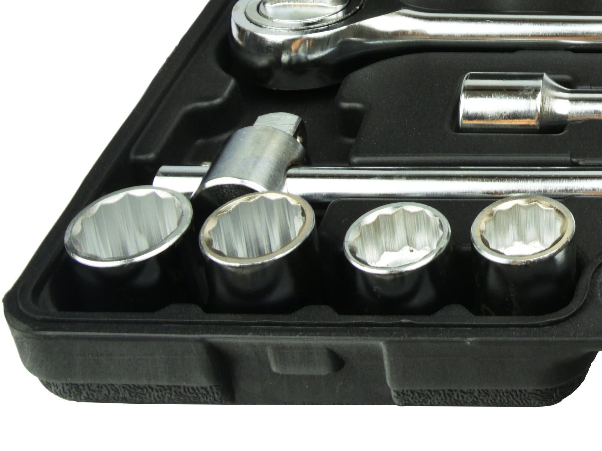 Klucze Nasadowe 3/4'' 12-Kątne 19-50Mm Zestaw Kluczy Nasadek Walizka