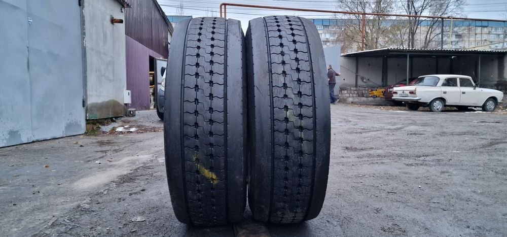 Грузовые Шины 315/70/R22.5 12.5 мм 2шт Dunlop Колеса Шини Резина Склад